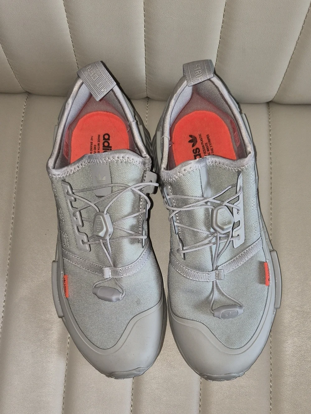 adidas NMD_R1 Sneakers Metal Grey Men’s Size 5 (Women’s 6)